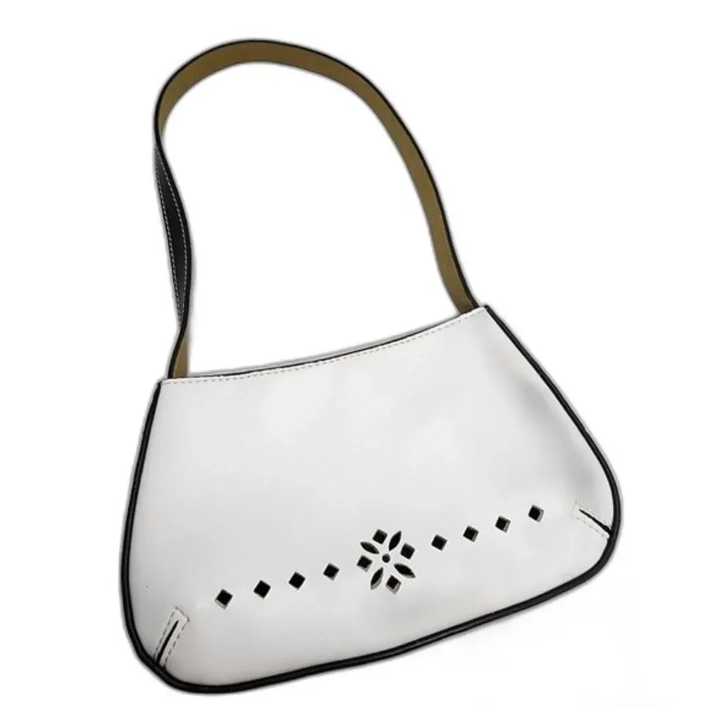 Mondani New‎ York Navy & White Laser Cut Faux Leather Shoulder Bag 9